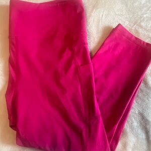 ZYIA Active LNT Hi-Rise Pocket Capri 20” - Pink size 14/16